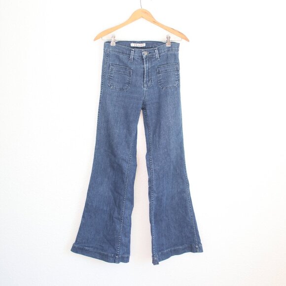 J Brand Denim - J Brand Bette mystery sailor boot cut wide leg jeans size 25